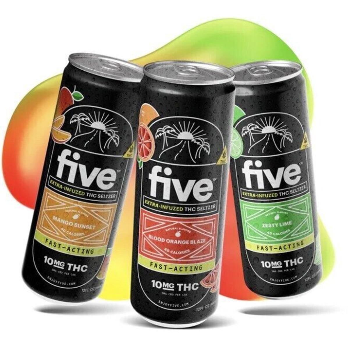 Five Launches Extra Infuzed 10mg Seltzers - Fast-Acting, High-Dose THC Drinks