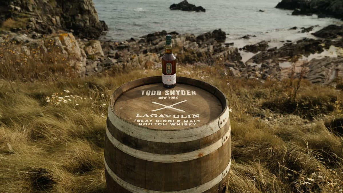 TODD SNYDER AND LAGAVULIN SINGLE MALT SCOTCH WHISKY RELEASE TIME & CRAFT, A COLLECTION INSPIRED BY SCOTLAND