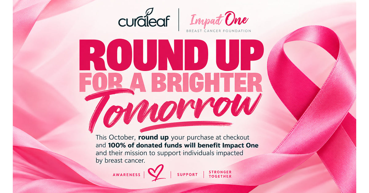 Curaleaf Marks Seven Years and $600,000 Donated For Breast Cancer Action Month