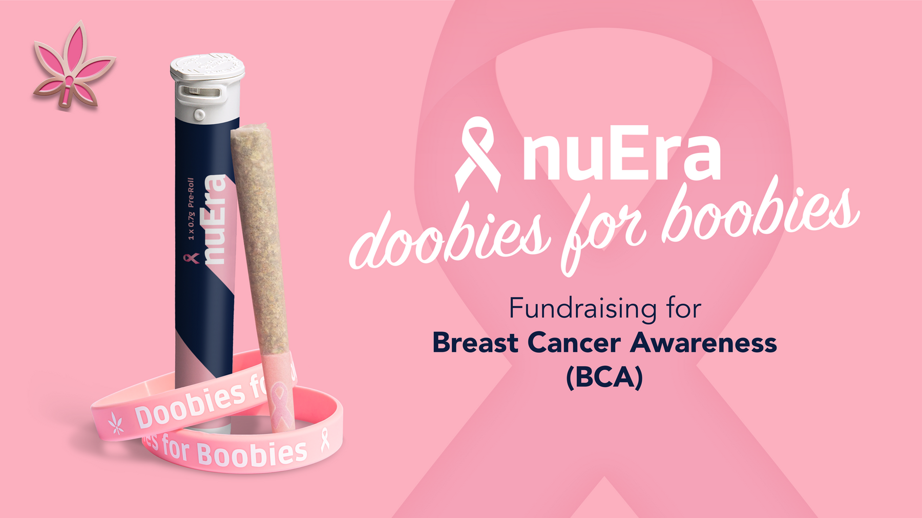 nuEra Wraps Up Fifth Annual "Doobies for Boobies" Fundraiser Supporting Gilda's Club