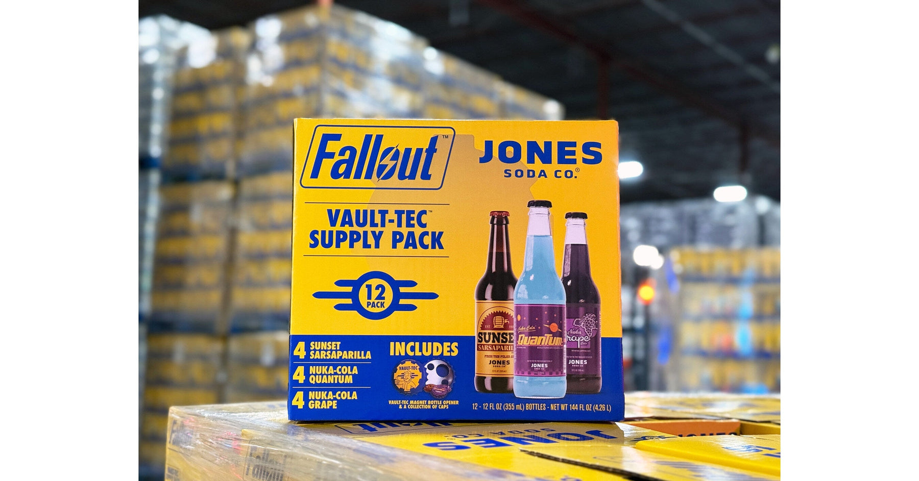 Jones Soda, Bethesda Softworks' highly sought after Vault-Tec Supply Packs are dropping at Costco Clubs across the United States just in time to make gamers' holidays