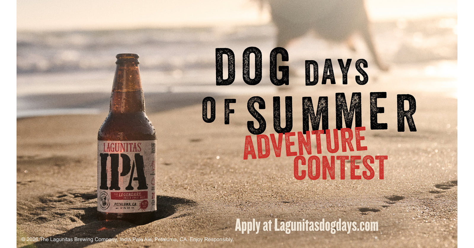 LAGUNITAS BREWING COMPANY IS GIVING ONE LUCKY DOG THE ULTIMATE 'DOG DAYS OF SUMMER' ADVENTURE