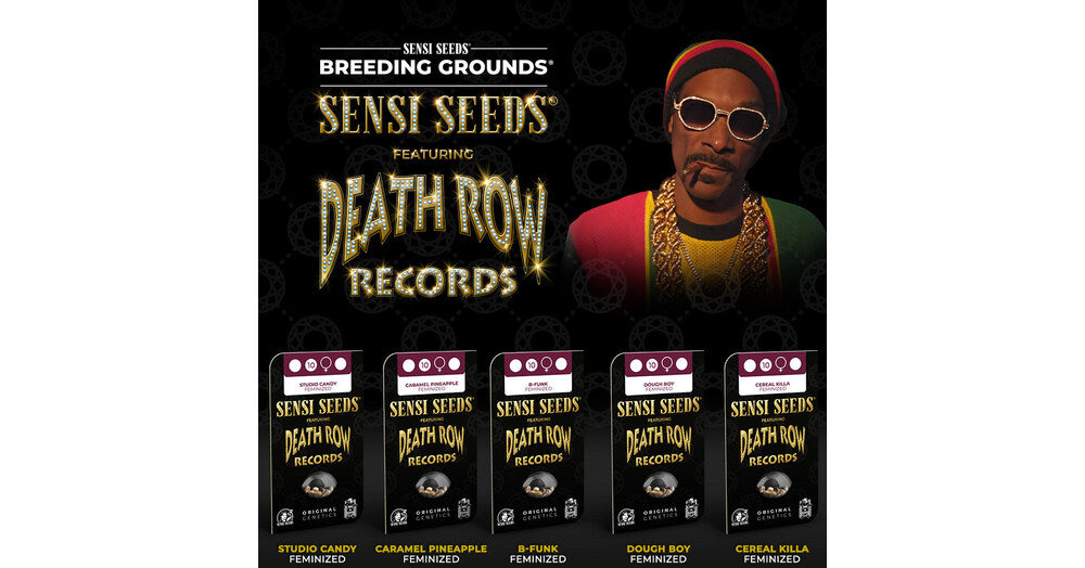 Legendary Cannabis Genetics Meet Hip-Hop Royalty: Sensi Seeds x Death Row Records Exclusive Strains Released in U.S.