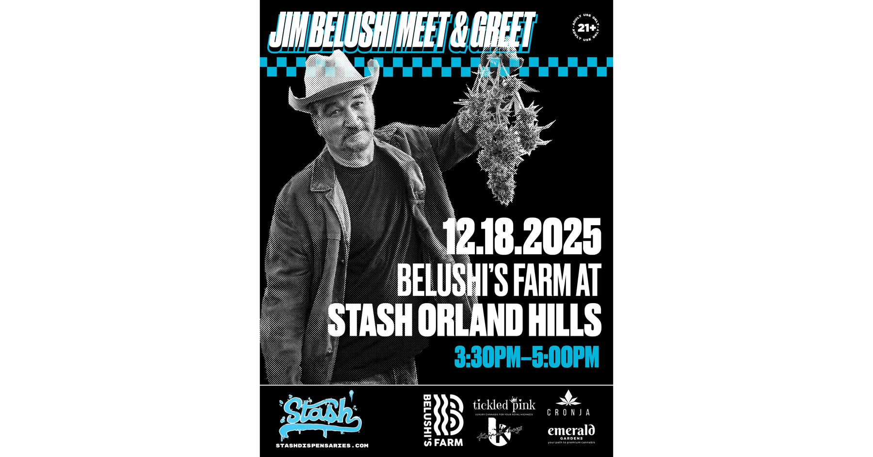 Jim Belushi to Host Meet & Greet at Stash Orland Hills Featuring Belushi's Farm